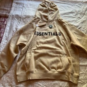 Tan essentials hoodie